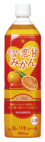 寶 国産果実のお酒 「恋甘みかん」の写真