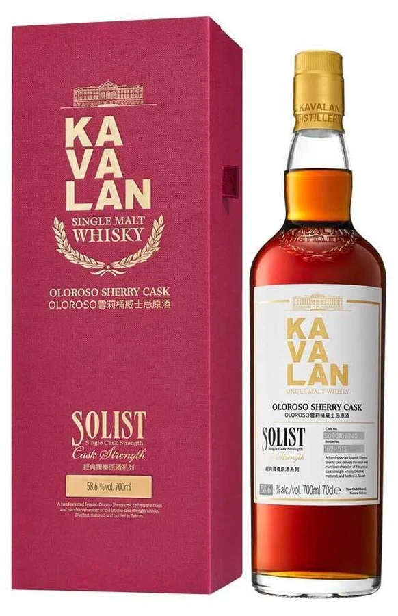 KAVALAN オロロソ シェリーオーク ストレングスの写真