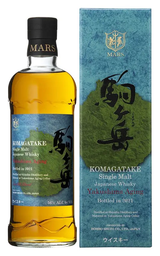 マルス シングルモルト 駒ケ岳 屋久島エージング BOTTLED iN 2021の写真