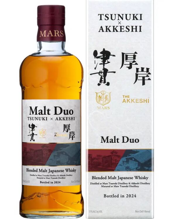 マルスウイスキー モルトデュオ 津貫×厚岸の写真